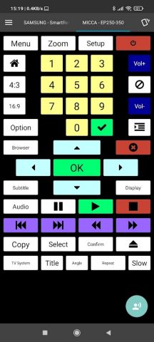 irplus — IR-Remote (Пульт) для Android — скриншот 2