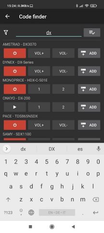 irplus — IR-Remote (Пульт) для Android — скриншот 5