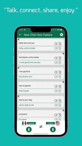 испанский английский переводчи для Android — скриншот 3