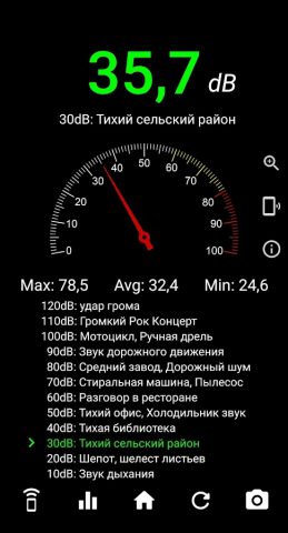 измеритель электромагнитного для Android — скриншот 3