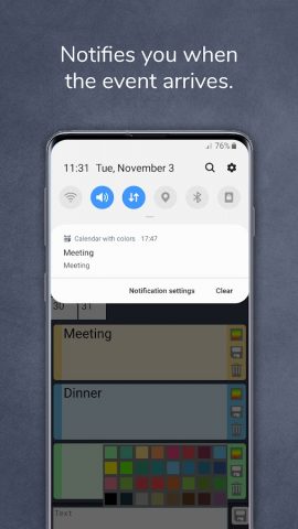 календарь со цветами для Android — скриншот 3
