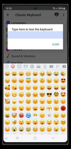 классическая клавиатура для Android — скриншот 3
