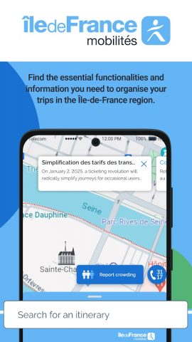 Île-de-France Mobilités для Android — скриншот 1