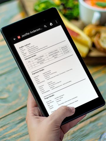 легко резюме строителя для Android — скриншот 1