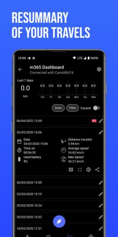 m365 Dashboard 1S/Pro-1/2/3 для Android — скриншот 3