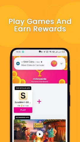 mRewards — Games & Earn Money для Android — скриншот 1