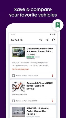mobile.de — car market для Android — скриншот 5