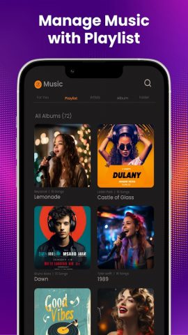 MP3 Music Player For Android для Android — скриншот 3