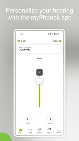 myPhonak для Android — скриншот 1