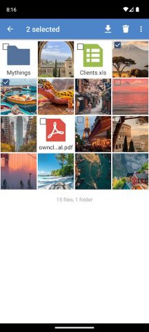 ownCloud для Android — скриншот 3