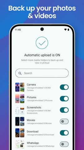 pCloud: Cloud Storage — скриншот 3
