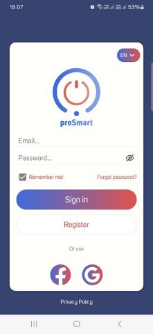proSmart для Android — скриншот 1