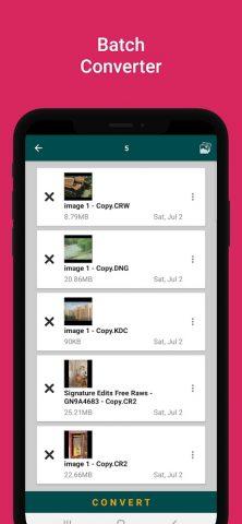 raw to jpg converter для Android — скриншот 3