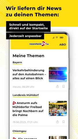 rosenheim24.de для Android — скриншот 3