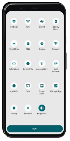 settings app — All settings для Android — скриншот 3