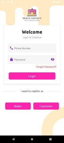 Sweet Connect Customer для Android — скриншот 3