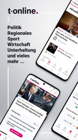 t-online — Nachrichten для Android — скриншот 1
