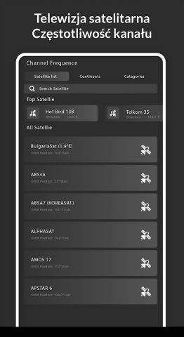 тарелка спутникового поиска AR для Android — скриншот 2