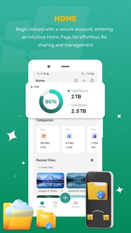 vShare: Fast File Transfer для Android — скриншот 1