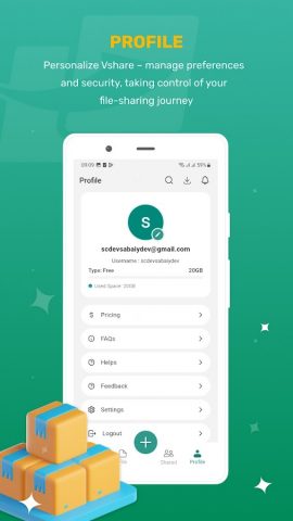 vShare: Fast File Transfer для Android — скриншот 5