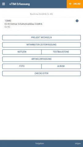 vTIM Next для Android — скриншот 1