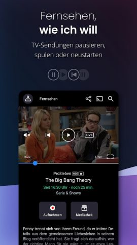 waipu.tv – Live TV-Streaming для Android — скриншот 3
