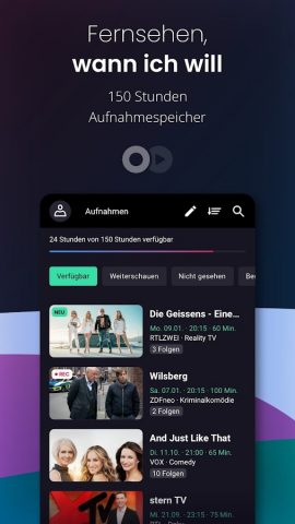 waipu.tv – Live TV-Streaming для Android — скриншот 5