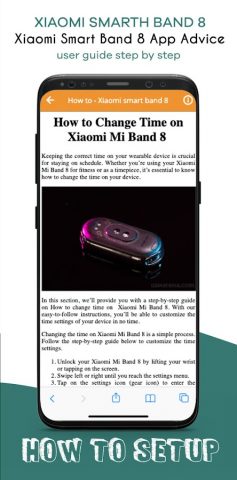 xiaomi Smart Band 8 App Advice для Android — скриншот 1