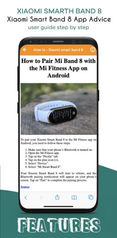 xiaomi Smart Band 8 App Advice для Android — скриншот 2