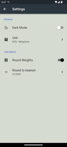 1 Rep Max Calculator для Android — скриншот 5
