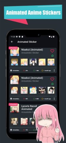 +100000 Anime Stickers for WA для Android — скриншот 2