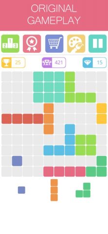 10×10 : fill the grid ! для iOS — скриншот 1