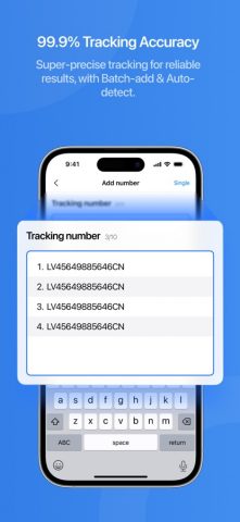 17TRACK Package Tracker для iOS — скриншот 2