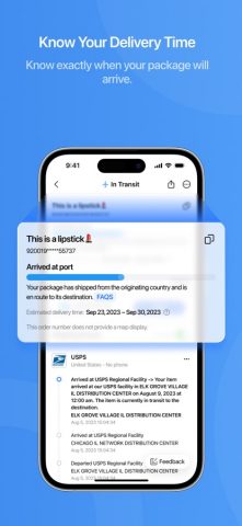 17TRACK Package Tracker для iOS — скриншот 3