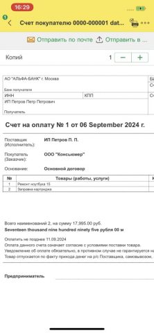 1С:БизнесСтарт для iOS — скриншот 3