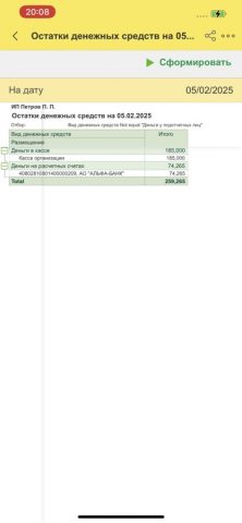 1С:БизнесСтарт для iOS — скриншот 4