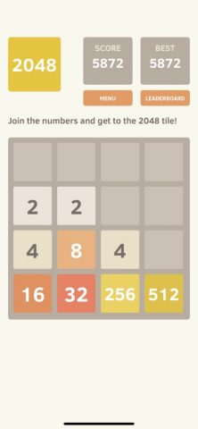 2048 для iOS — скриншот 1