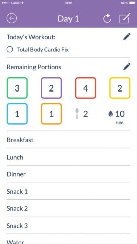 21 Day Fix® Tracker – Official для iOS — скриншот 1