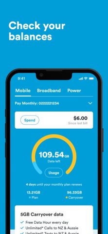 2degrees NZ для iOS — скриншот 2