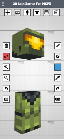 3D Skin Editor for MCPE для iOS — скриншот 2