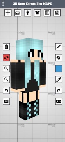 3D Skin Editor for MCPE для iOS — скриншот 3