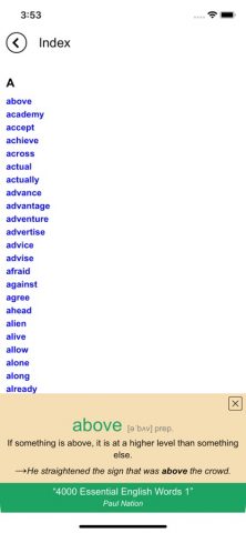 4K Essential English Words 1 для iOS — скриншот 5