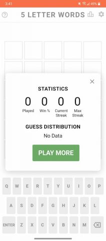 5 Letter Words для Android — скриншот 4