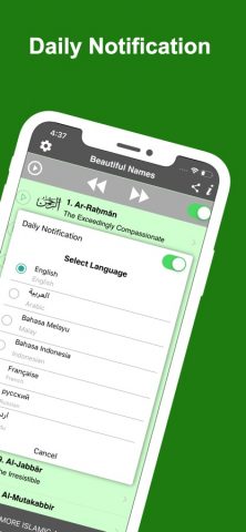 99 имен Аллаха (Про) для iOS — скриншот 4