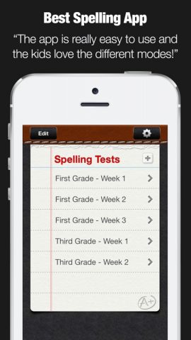 A+ Spelling Test для iOS — скриншот 1
