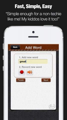 A+ Spelling Test для iOS — скриншот 2