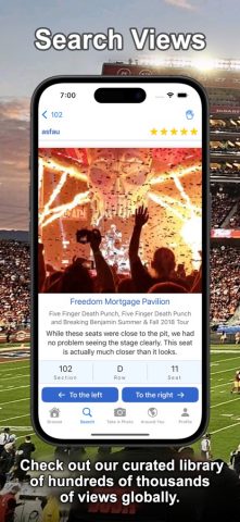 A View From My Seat для iOS — скриншот 2