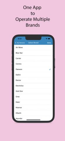 AC Remote для iOS — скриншот 2