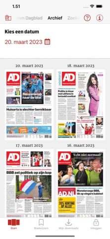 AD — Digitale krant для iOS — скриншот 2
