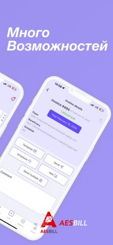 AESbill: Выставление счетов — скриншот 3